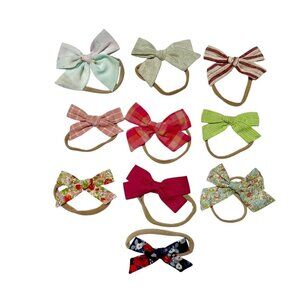 Boutique Brands 10 Piece Hair Bow Bundle
